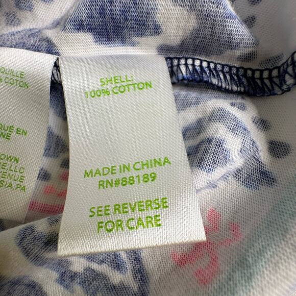 Lilly Pulitzer Women's Blue Ocean Ridge Ikat Dress Size S Preppy Old Money Vibes - Picture 8 of 12